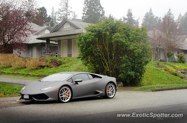 Lamborghini Huracan spotted in White Rock, Canada