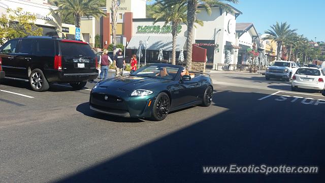 Jaguar XKR-S spotted in Del Mar, California