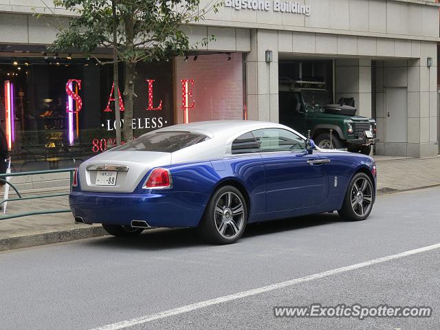 Rolls-Royce Wraith spotted in Minato, Tokyo, Japan
