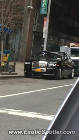 Rolls-Royce Ghost spotted in Manhattan, New York