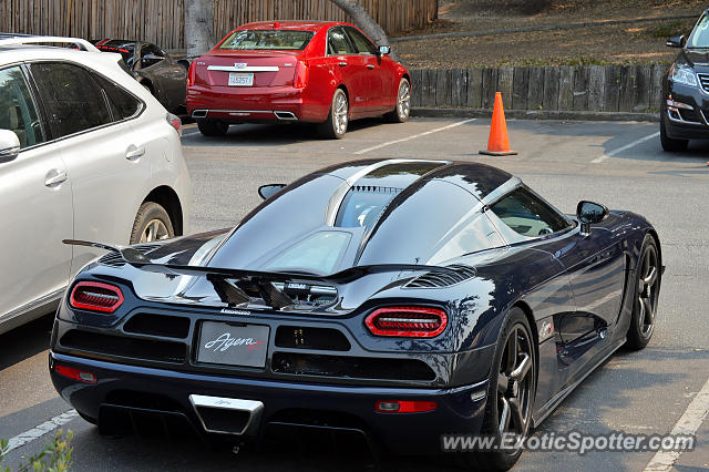 Koenigsegg Agera R spotted in Carmel Valley, California