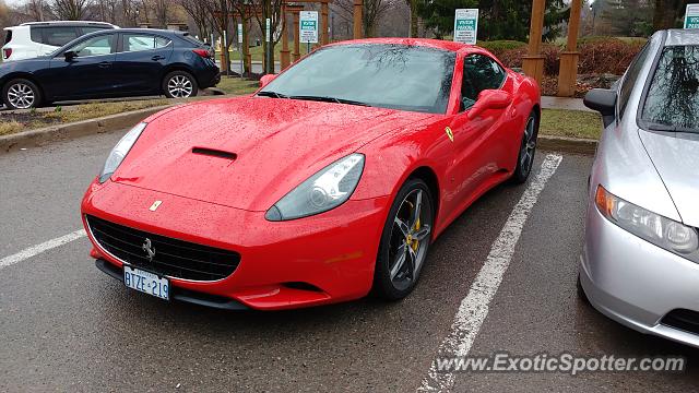 Ferrari California spotted in Peterborough ON, Canada