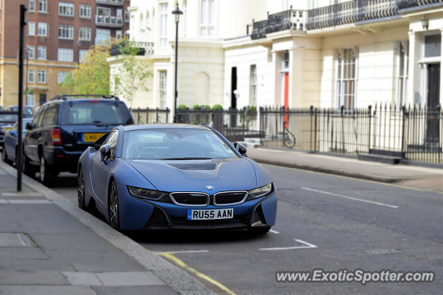 BMW I8 spotted in London, United Kingdom