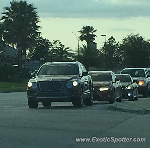 Bentley Bentayga spotted in Jacksonville, Florida