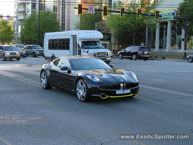 Fisker Karma spotted in Atlanta, Georgia