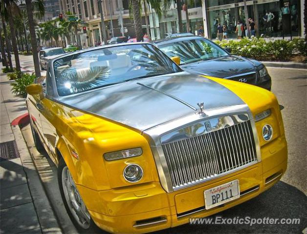 Rolls Royce Phantom spotted in Los Angeles, California