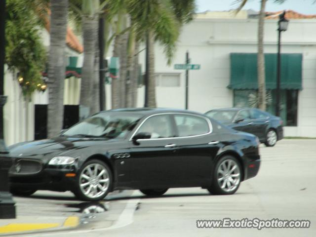 Maserati Quattroporte spotted in Palm beach, Florida