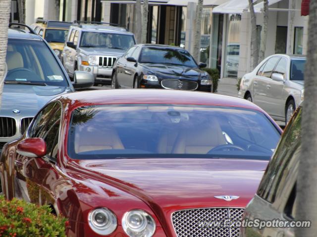 Bentley Continental spotted in Palm beach, Florida