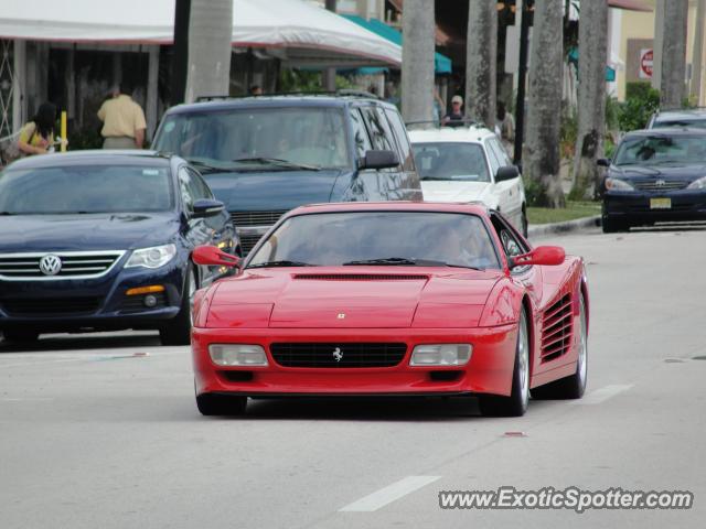Ferrari Testarossa spotted in Palm beach, Florida