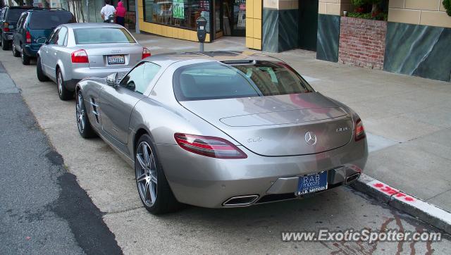 Mercedes SLS AMG spotted in San francisco, California