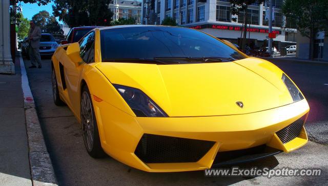 Lamborghini Gallardo spotted in San francisco, California
