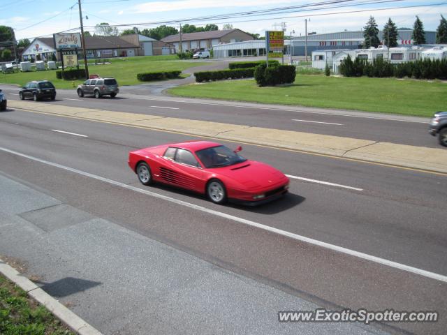 Ferrari Testarossa spotted in Exeter Township, Pennsylvania