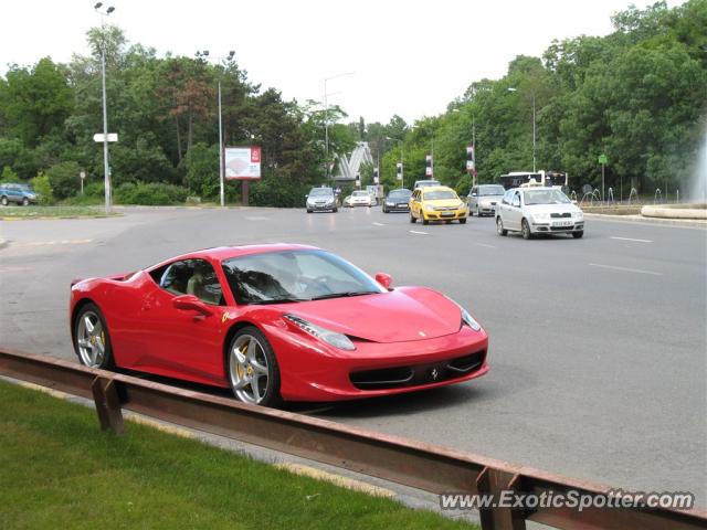 Ferrari 458 Italia spotted in Bucharest, Romania