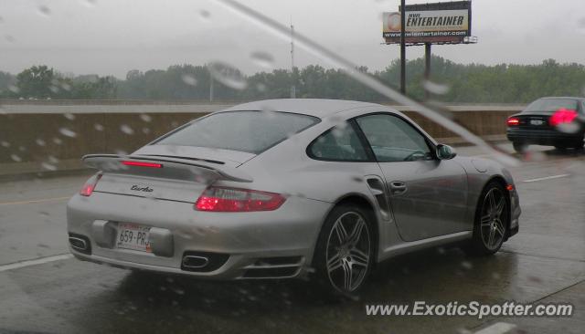 Porsche 911 Turbo spotted in Highway, Indiana