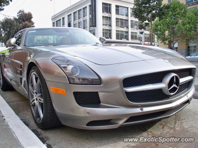 Mercedes SLS AMG spotted in San francisco, United States