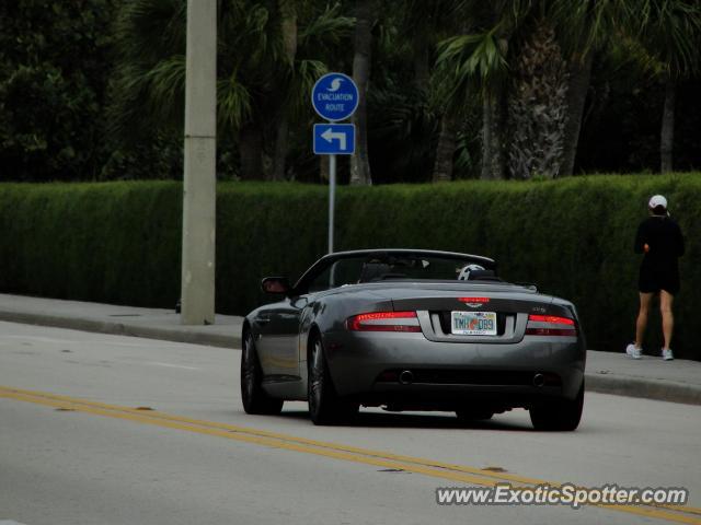 Aston Martin DB9 spotted in Palm beach, Florida
