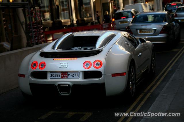 Bugatti Veyron spotted in London, United Kingdom