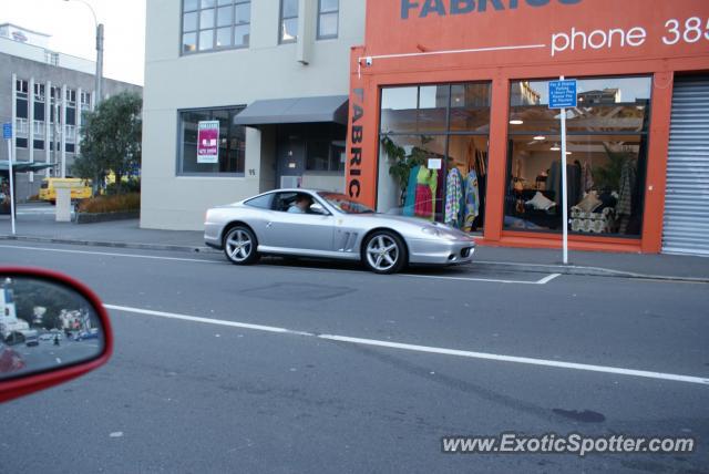 Ferrari 575M spotted in Wellington, New Zealand