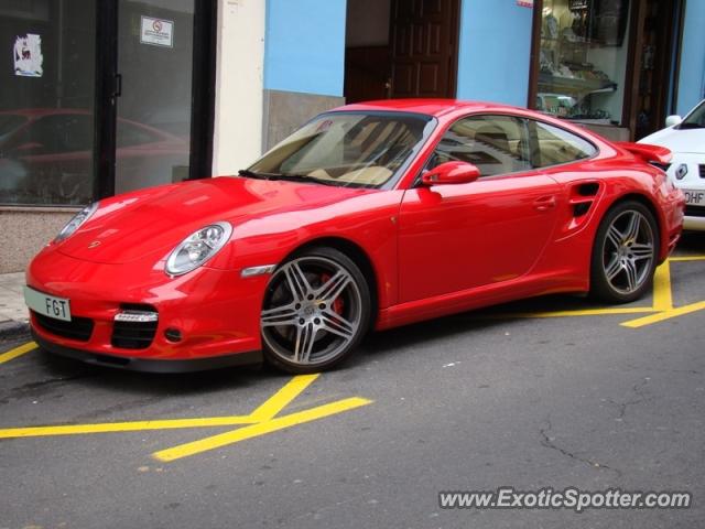 Porsche 911 Turbo spotted in Tenerife, Spain
