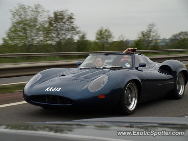 Jaguar Advanced Lightweight spotted in M40 Motorway, United Kingdom