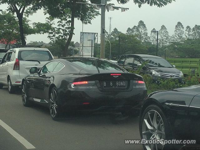 Aston Martin DB9 spotted in Serpong, Indonesia