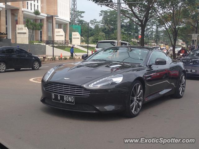 Aston Martin DB9 spotted in Serpong, Indonesia