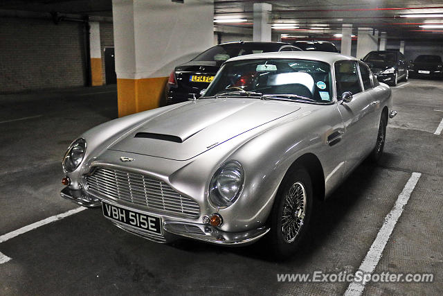 Aston Martin DB6 spotted in London, United Kingdom
