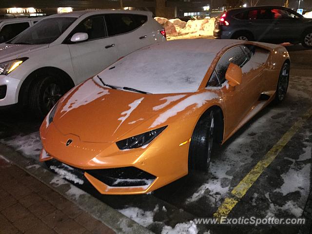 Lamborghini Huracan spotted in Park City, Utah