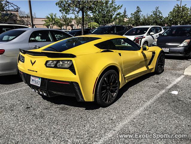 Chevrolet Corvette Z06 spotted in San Jose, California