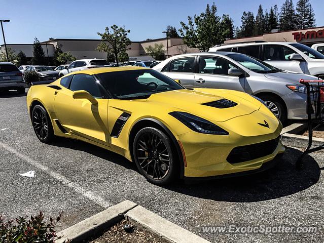 Chevrolet Corvette Z06 spotted in San Jose, California