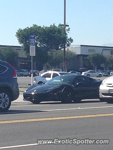 Ferrari 458 Italia spotted in Temple City, California