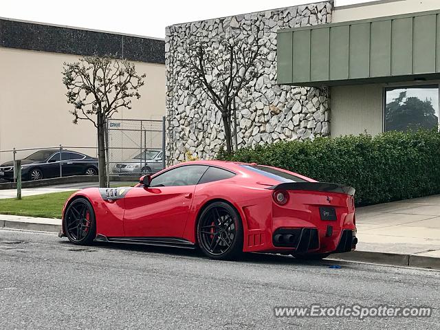 Ferrari F12 spotted in S. San Francisco, California