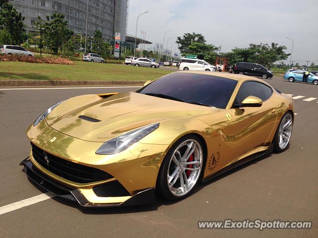 Ferrari F12 spotted in Serpong, Indonesia
