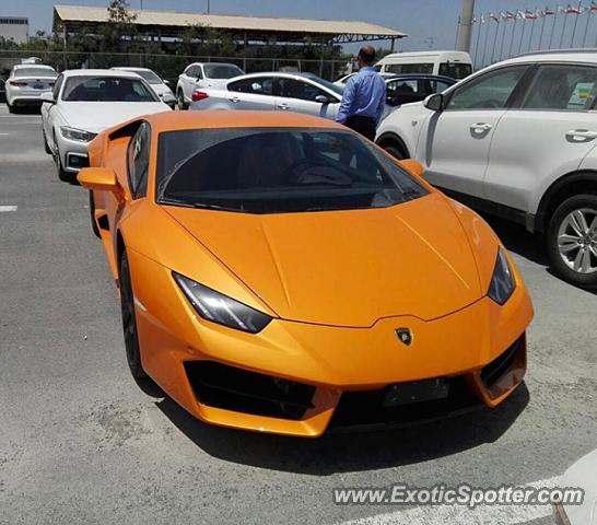 Lamborghini Huracan spotted in Kish, Iran