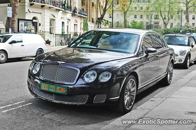 Bentley Continental spotted in London, United Kingdom