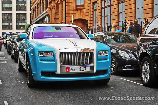 Rolls-Royce Ghost spotted in London, United Kingdom