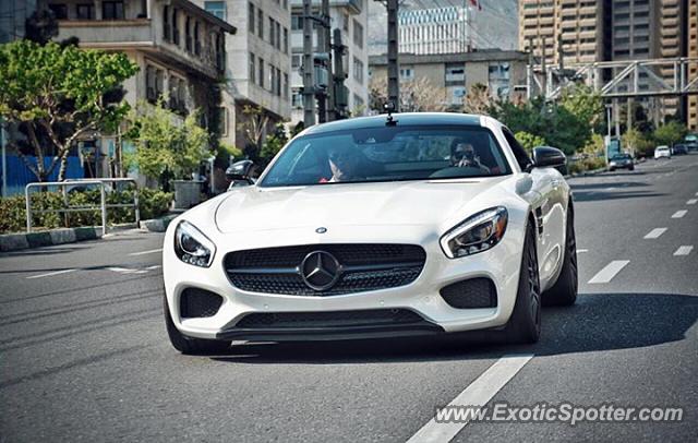 Mercedes AMG GT spotted in Tehran, Iran