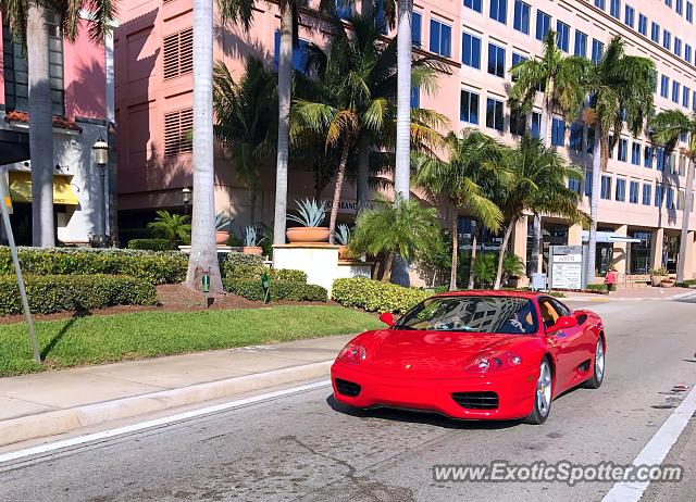 Ferrari 360 Modena spotted in West Palm Beach, Florida