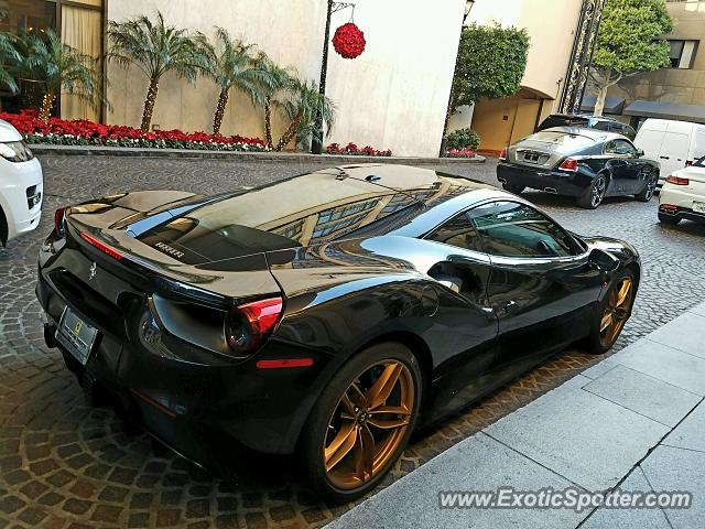 Ferrari 488 GTB spotted in Beverly Hills, California