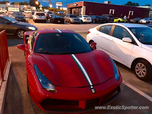 Ferrari 488 GTB spotted in Atlanta, Georgia