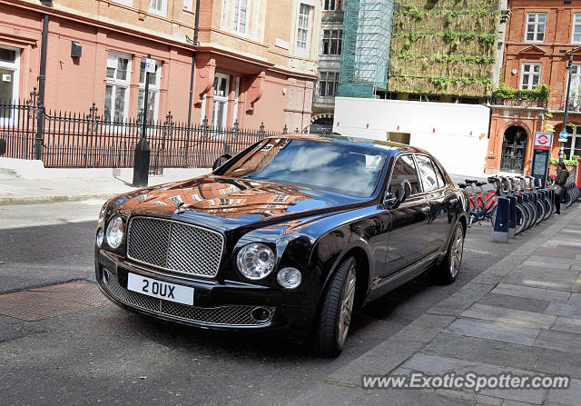 Bentley Mulsanne spotted in London, United Kingdom