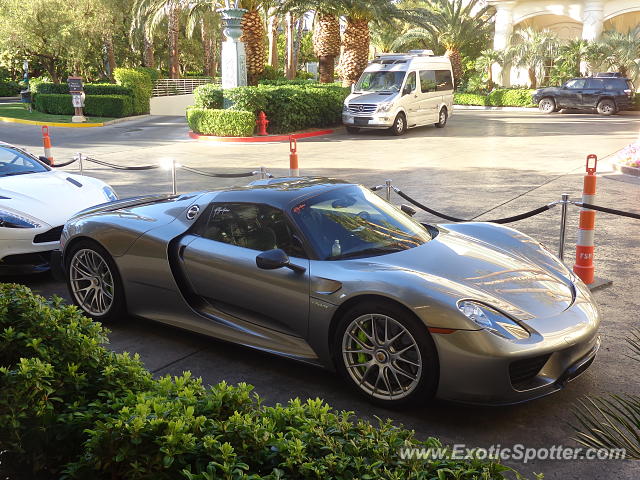Porsche 918 Spyder spotted in Las Vegas, Nevada