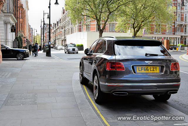 Bentley Bentayga spotted in London, United Kingdom