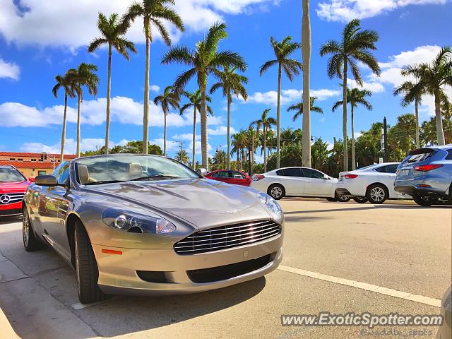 Aston Martin DB9 spotted in Palm Beach, Florida