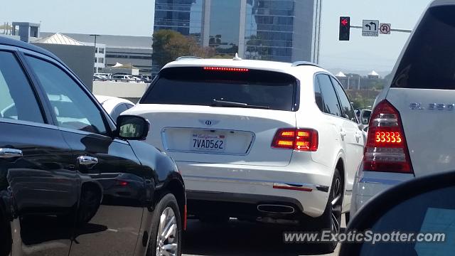 Bentley Bentayga spotted in UTC, California