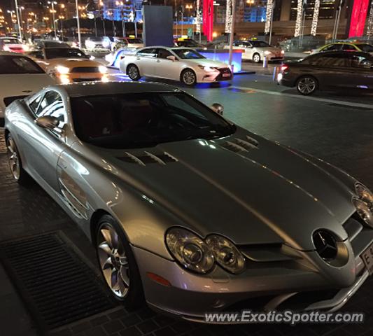 Mercedes SLR spotted in Dubai, United Arab Emirates