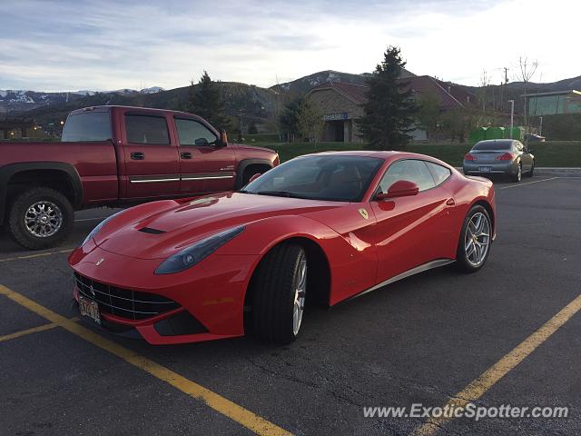 Ferrari F12 spotted in Park city, Utah