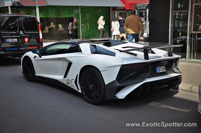 Lamborghini Aventador spotted in Düsseldorf, Germany