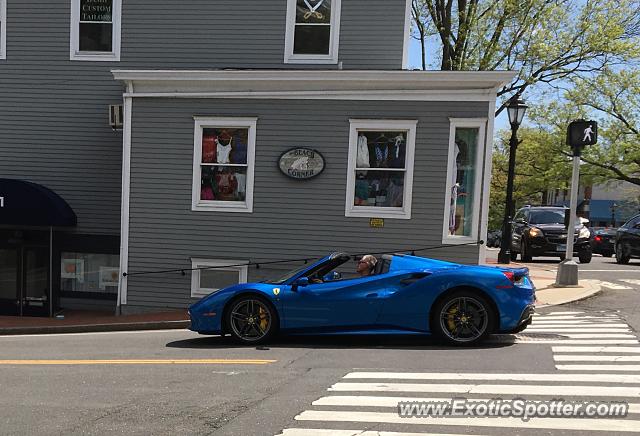 Ferrari 488 GTB spotted in New Canaan, Connecticut