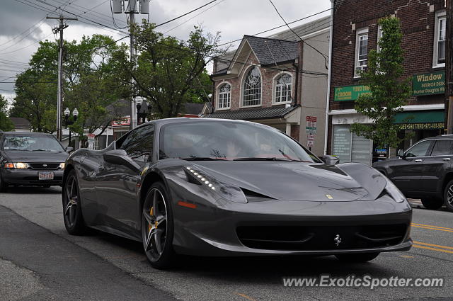 Ferrari 458 Italia spotted in Morris Plains, New Jersey